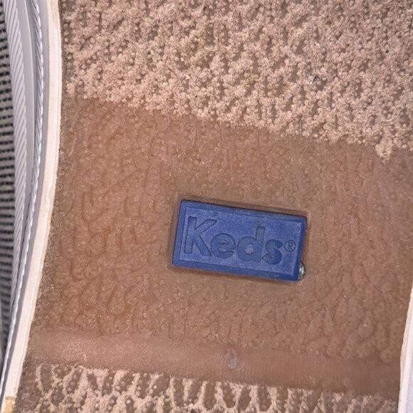 Keds Womens 9.5 Beige Striped Sneakers - Picture 8 of 9